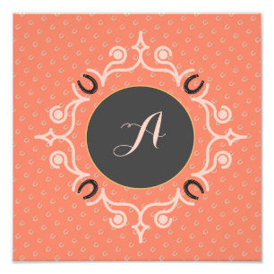 Equestrian Monogram Photo Print