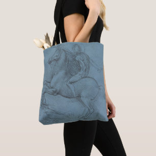 Equestrian Monument (study) by Leonardo da Vinci Tote Bag