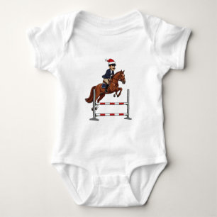 Equestrian Nutcracker Christmas 2026 Holiday Baby Bodysuit