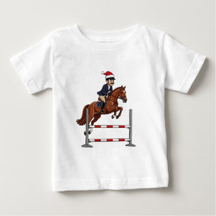 Equestrian Nutcracker Christmas 2026 Holiday Baby T-Shirt