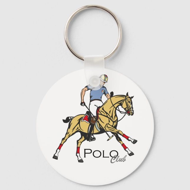 equestrian polo club keychain (Front)