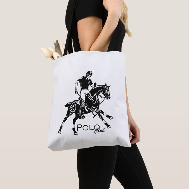equestrian polo club tote bag (Close Up)