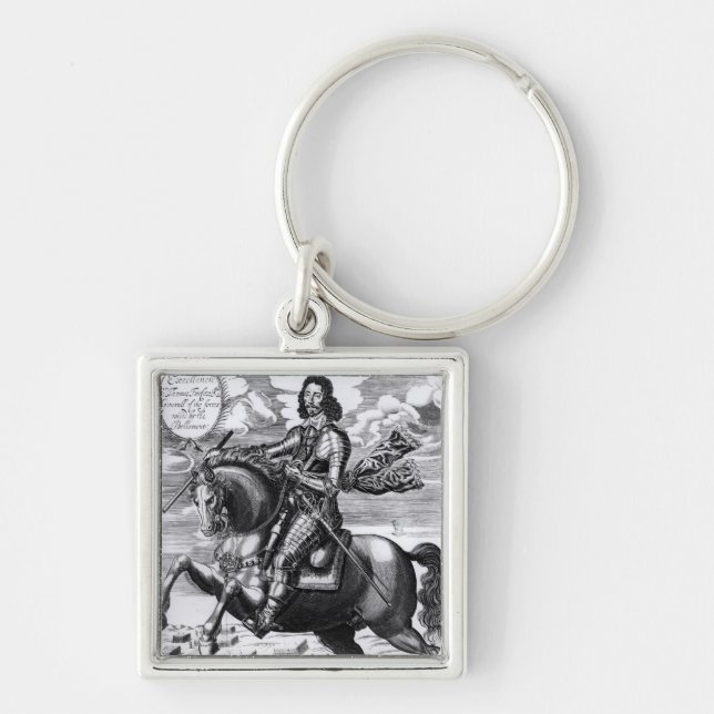 Equestrian portrait keychain (Front)