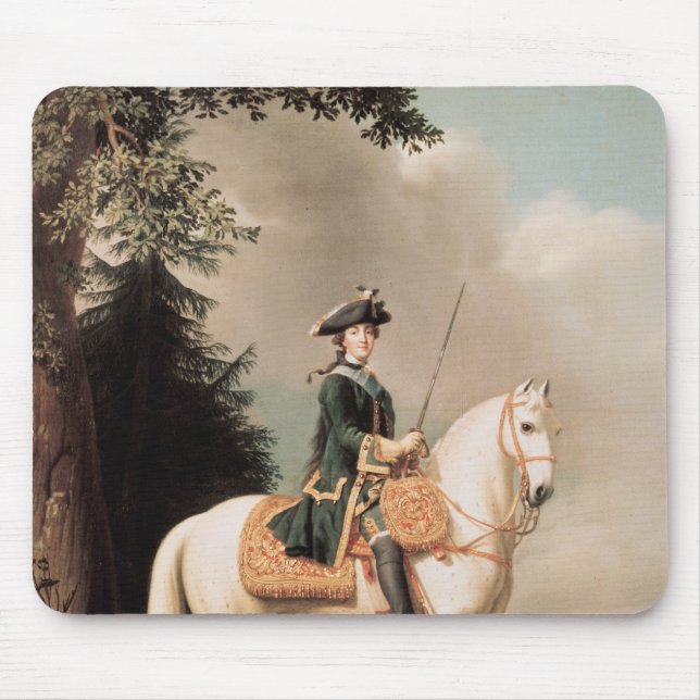 Equestrian Portrait of Catherine II Mouse Pad (Front)