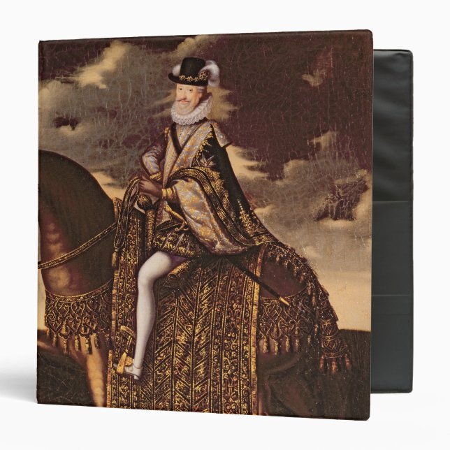 Equestrian Portrait of Henri IV Binder (Front/Inside)