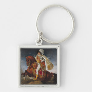 Equestrian Portrait of Jerome Bonaparte 1808 Keychain