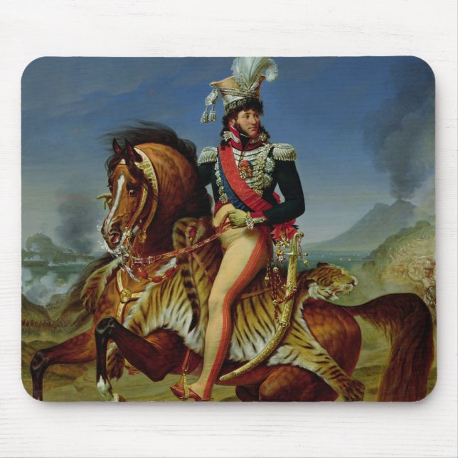 Equestrian Portrait of Joachim Murat  1812 Mouse Pad (Front)