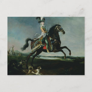 Equestrian Portrait of Marie-Antoinette Postcard