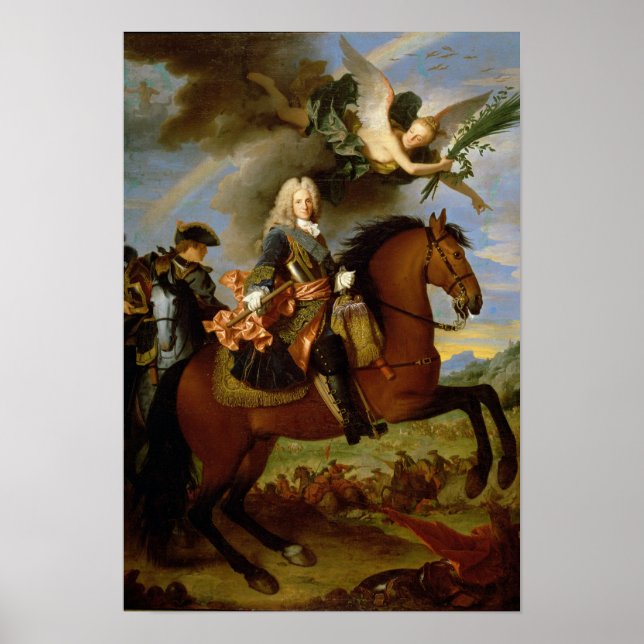 Equestrian Portrait of Philip V Poster (Front)