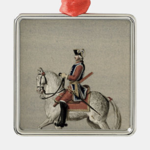 Equestrian portrait of Prince Charles Metal Ornament