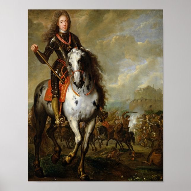 Equestrian Portrait of Prince Eugene Poster (Front)