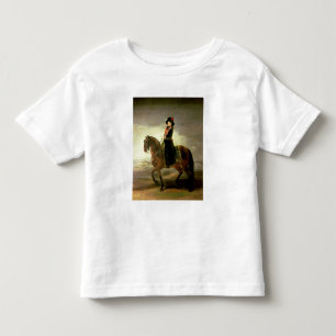 Equestrian portrait of Queen Maria Luisa Toddler T-shirt