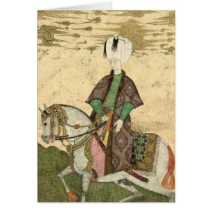 Equestrian portrait of Sultan Osman II 1618