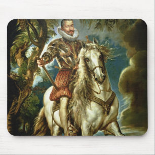 Equestrian portrait of the Duke of Lerma  1603 Mouse Pad