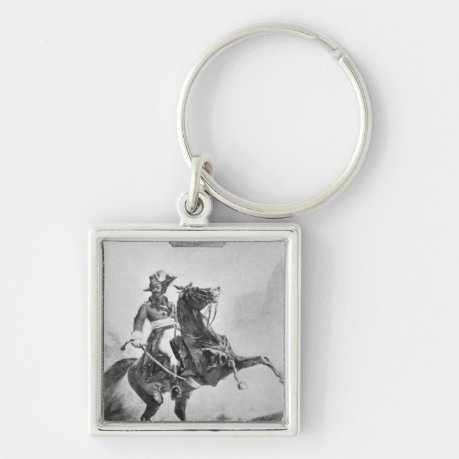 Equestrian portrait of Thomas Alexandre Keychain (Front)