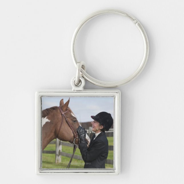 Equestrian rider keychain (Front)