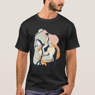 Equestrian Riding Dressage Eventing Horse Sports T-Shirt