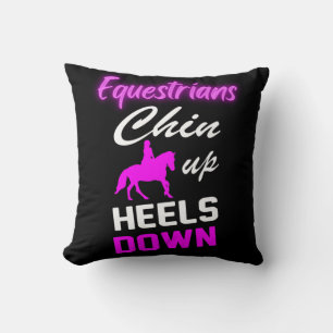 Equestrian Riding Quotes   Throw Pillow