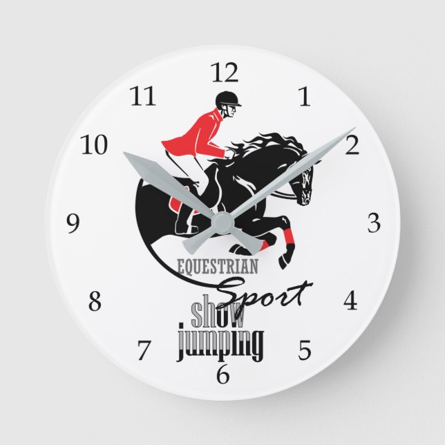 equestrian show jumping round clock (Front)