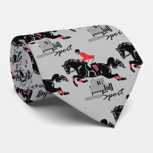equestrian show jumping tie