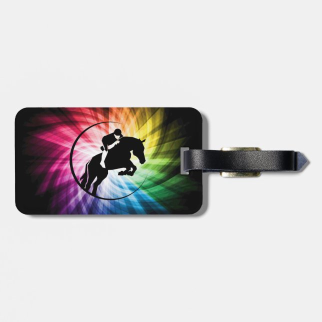 Equestrian Spectrum Luggage Tag (Back Horizontal)