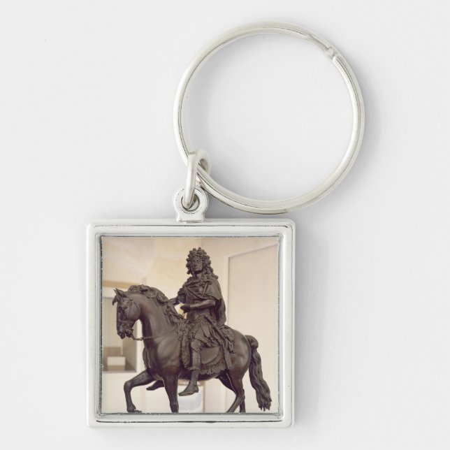 Equestrian statue of Louis XIV Keychain (Front)