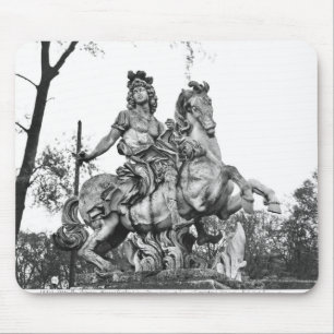 Equestrian statue of Louis XIV Mouse Pad