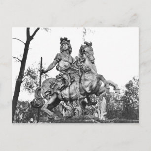 Equestrian statue of Louis XIV Postcard