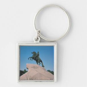 Equestrian statue of Peter I the Great, 1782 Keychain