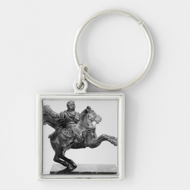 Equestrian statuette of Alexander the Great Keychain (Front)