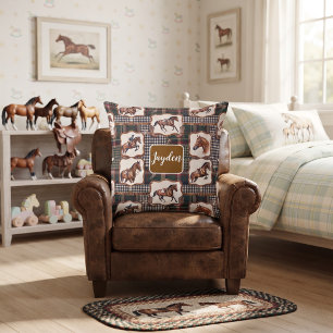 Equestrian Throw Pillow