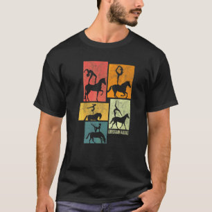 Equestrian Vaulting Horse Vaulting Vaulting Silhou T-Shirt