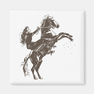 Equestrian Woman Magnet