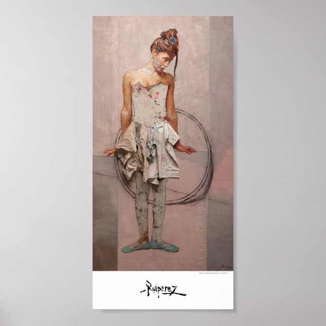 "Equilibrista Con Aro", by Ruiperez Poster (Front)