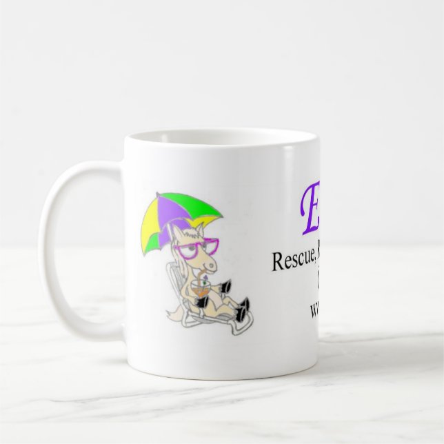 Équin reposent la tasse (Gauche)