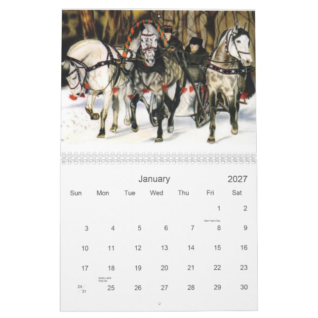 Equine 2011 Calendar #1 (Jan 2027)