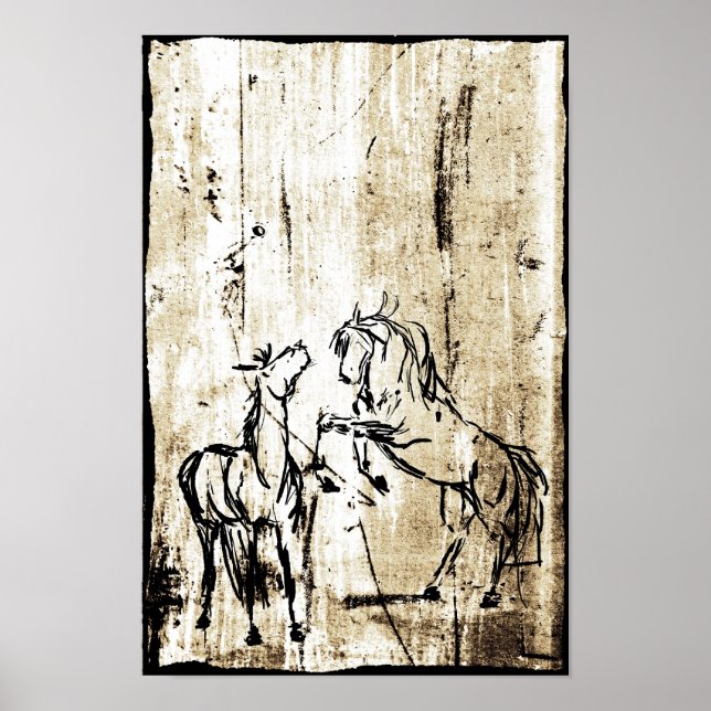 Equine Art Poster (Front)