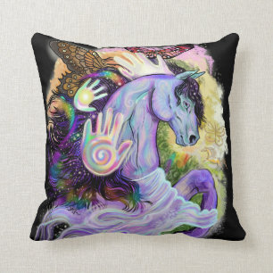 Equine Dreams Throw Pillow
