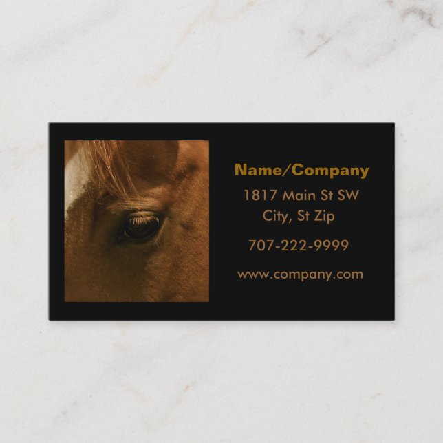 Equine Eye Business Card (Front)