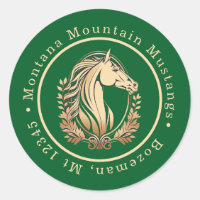 Equine Horse Business Labels