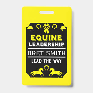 Equine leadership Training Badge
