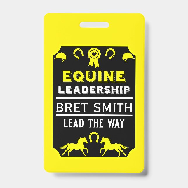 Equine leadership Training Badge (Front)