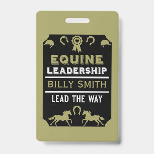 Equine leadership Training Badge