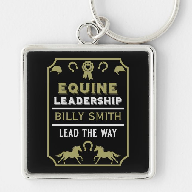 Equine leadership Training Keychain (Front)
