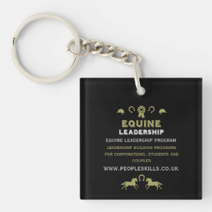 Equine leadership Training Keychain