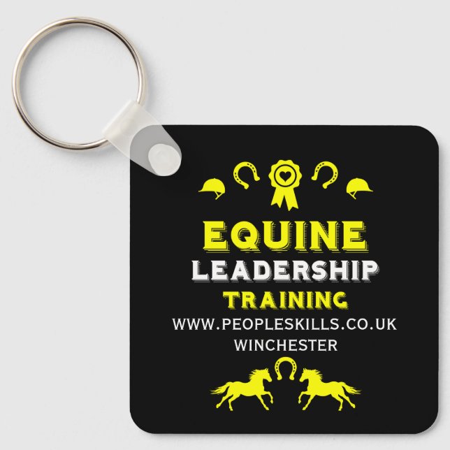 Equine leadership Training Keychain (Front)