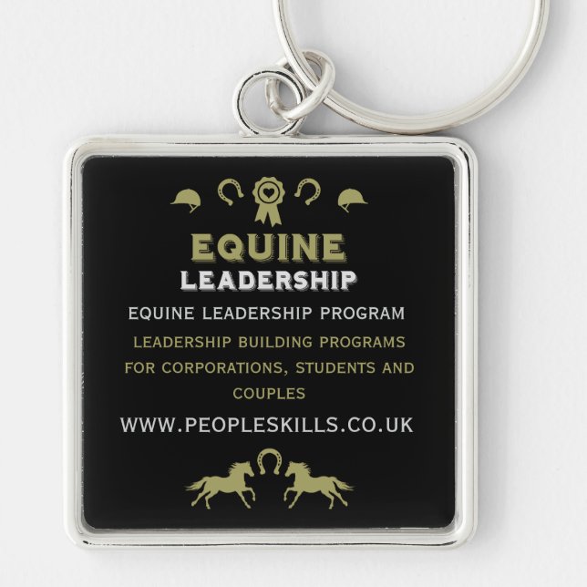 Equine leadership Training Keychain (Front)