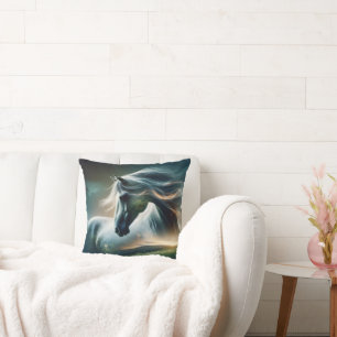 Equine Majesty Throw Pillow
