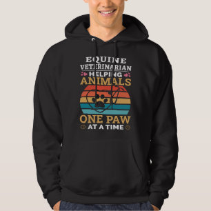Equine Veterinarian Helping Animals One Paw At Tim Hoodie