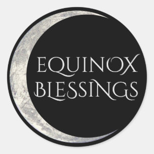 Equinox Blessings sticker